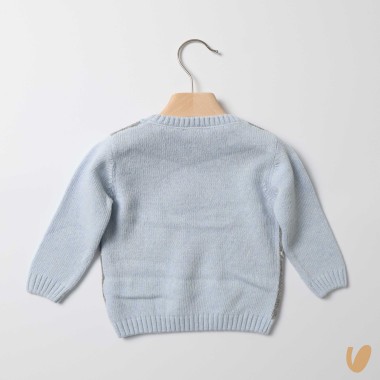 Maglioncino rombi lana e cashmere Neonato