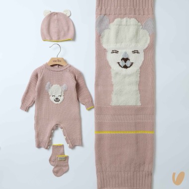 Completo nascita lana alpachino Set Nascita e Uscita Clinica