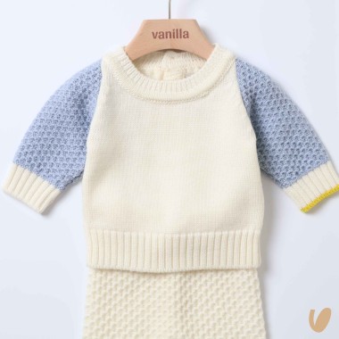 Completo nascita lana Set Nascita e Uscita Clinica