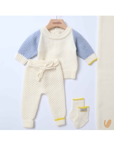 Completo nascita lana Set Nascita e Uscita Clinica