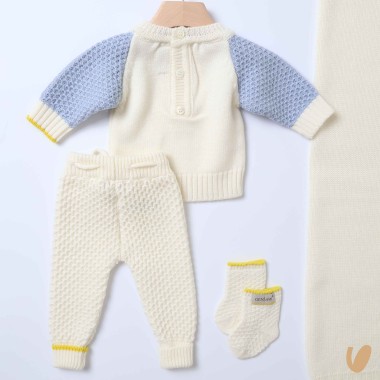 Completo nascita lana Set Nascita e Uscita Clinica