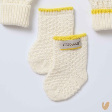 Completo nascita lana Set Nascita e Uscita Clinica