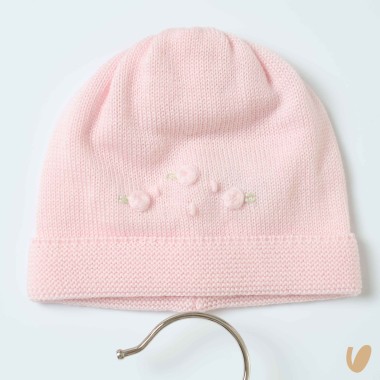 Completo nascita camelie in lana Set Nascita e Uscita Clinica