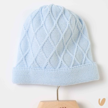 Completo nascita rombi in lana Set Nascita e Uscita Clinica