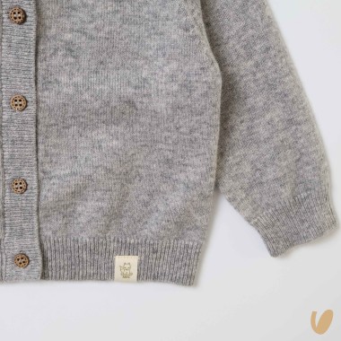 Cardigan lana e cashmere Neonato