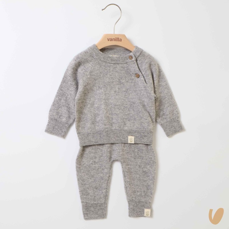 Completo lana e cashmere Neonato