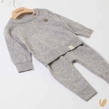 Completo lana e cashmere Neonato