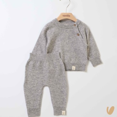 Completo lana e cashmere Neonato