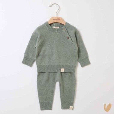 Completo lana e cashmere Neonato