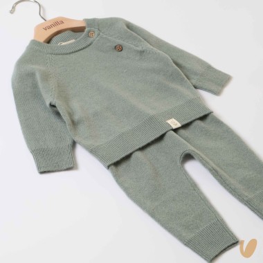 Completo lana e cashmere Neonato