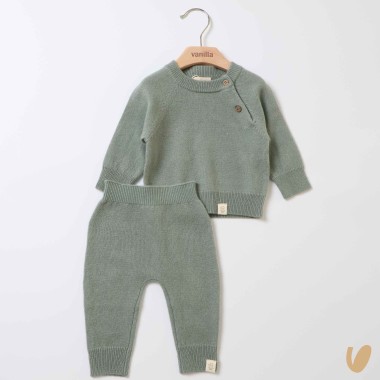 Completo lana e cashmere Neonato