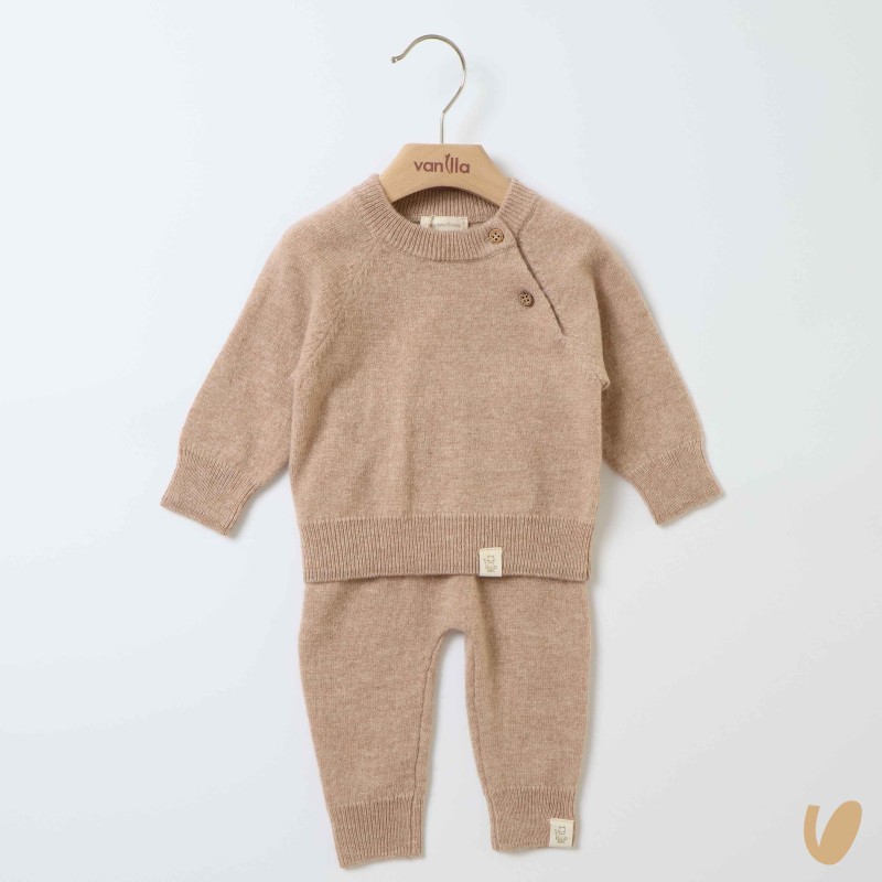 Completo lana e cashmere Neonato