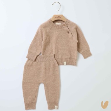 Completo lana e cashmere Neonato