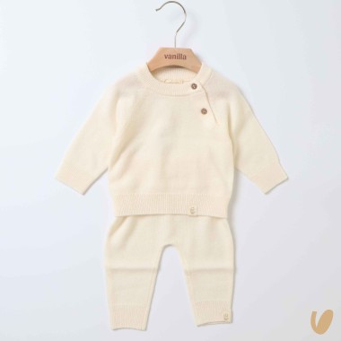 Completo lana e cashmere Neonato
