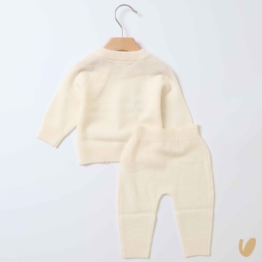 Completo lana e cashmere Neonato