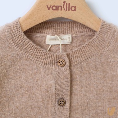 Cardigan lana e cashmere Neonato