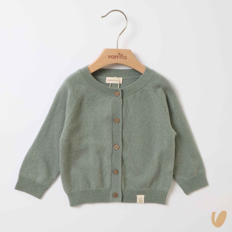 Cardigan lana e cashmere Neonato