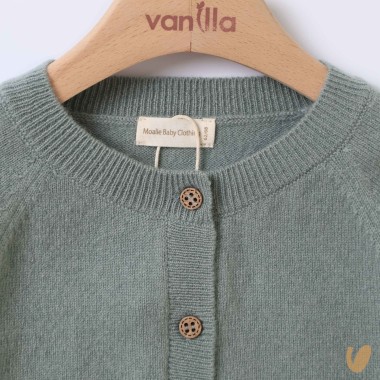 Cardigan lana e cashmere Neonato