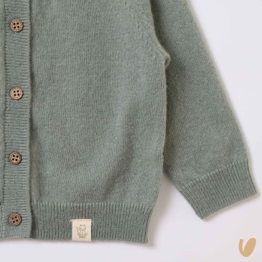 Cardigan lana e cashmere Neonato