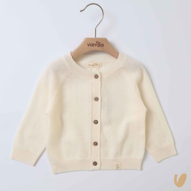 Cardigan lana e cashmere Neonato