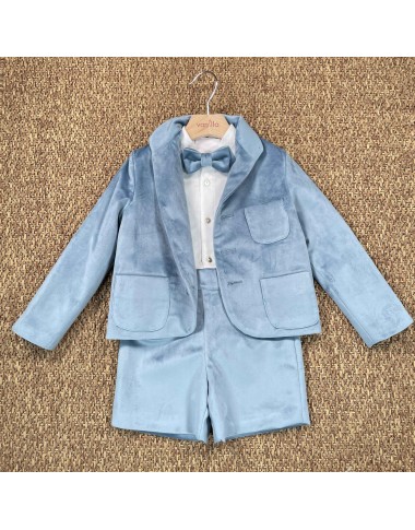 Completo elegante in velluto Cerimonia