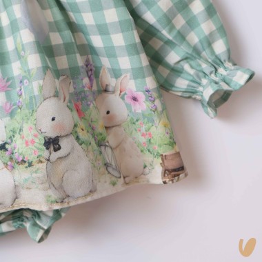 Mini abito coniglietti Abito e Tute