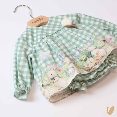 Mini abito coniglietti Abito e Tute