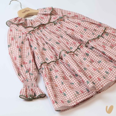 Abito stampa alberelli Bimba