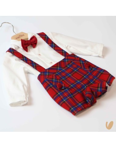 Completo tartan Neonato