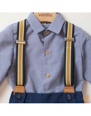 Completo con bretelle Neonato