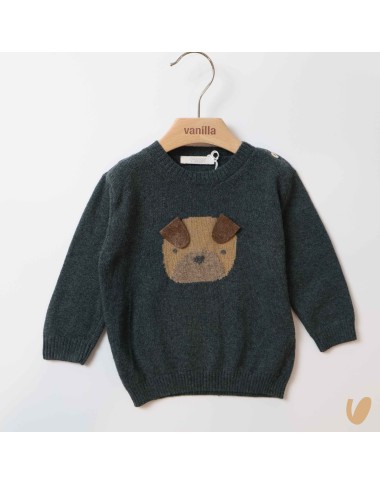 Puppy wool sweater