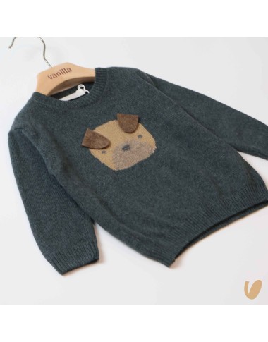 Puppy wool sweater