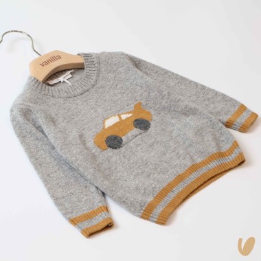 Maglioncino lana macchinina Cardigan e Maglia
