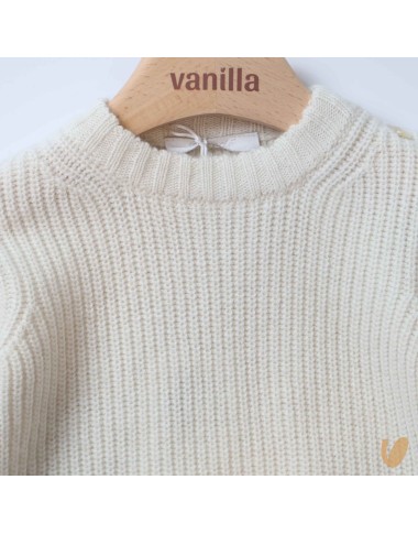 Maglioncino in lana a coste Cardigan e Maglia