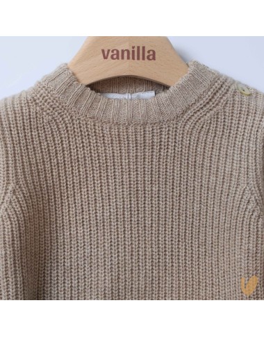 Maglioncino in lana a coste Cardigan e Maglia