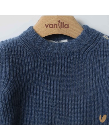 Maglioncino in lana a coste Cardigan e Maglia