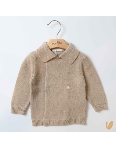 Cardigan doppiopetto in lana Bimbo