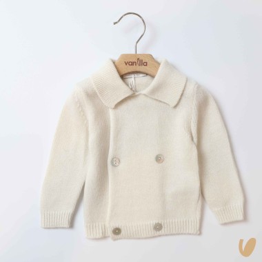 Cardigan doppiopetto in lana Cardigan e Maglia
