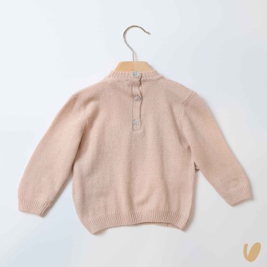 Maglioncino in lana fiori liberty Bimba