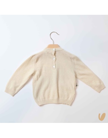 Maglioncino in lana fiori liberty Bimba