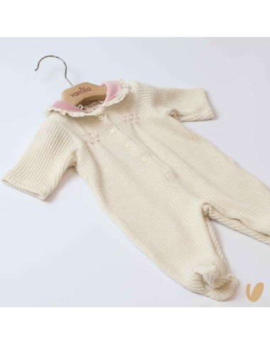 Mesh jersey with hand embroidery