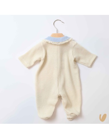 Tutina in maglia con ricamo a mano Tutina