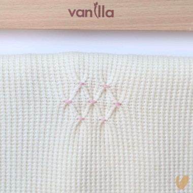 Coperta in maglia con ricamo a mano Coperta e Lenzuola