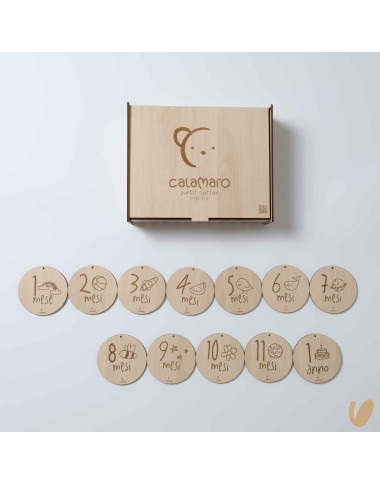 Scatola nascita cotone organico Completo e Pagliaccetto