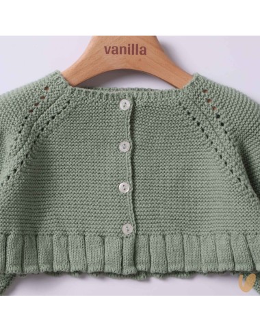Short tricot cardigan