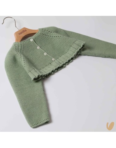 Short tricot cardigan