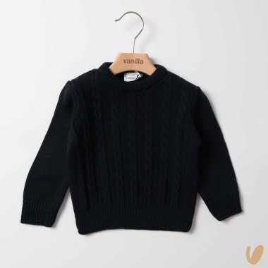 Maglioncino trecce Bimbo