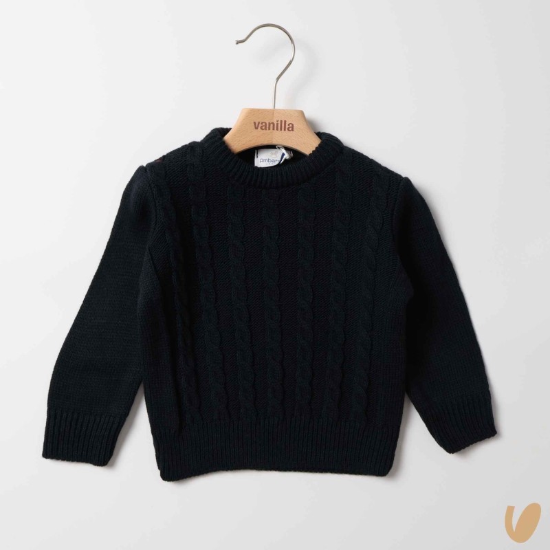 Maglioncino trecce Bimbo