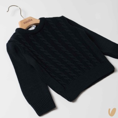 Maglioncino trecce Bimbo