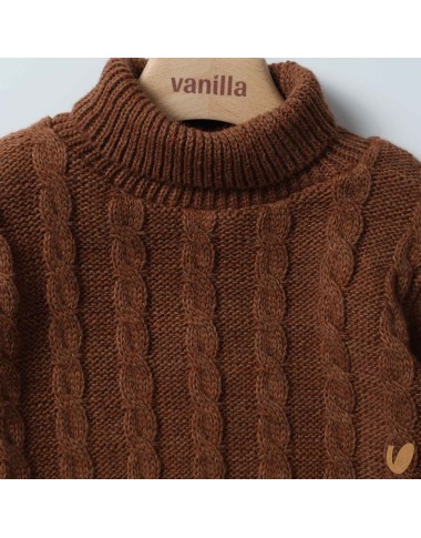 Dolcevita trecce Cardigan e Maglia